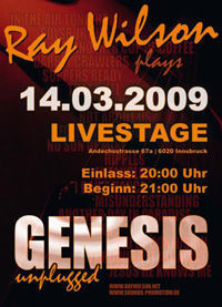 Ray Wilson plays Genesis@Live Stage