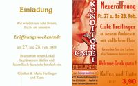 Neueröffnung@Cafe Freilinger