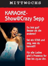 Karaokeshow@ Crazy Sepp