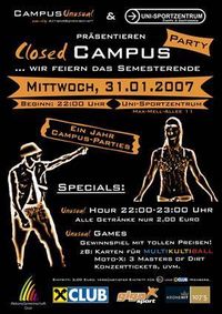 Closed-Campus-Party@Uni-Sportzentrum