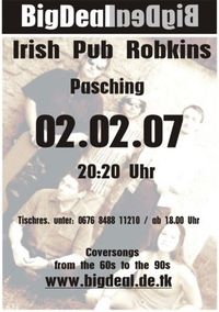 BigDeal live@Irish Pub Robkins