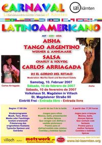 Carnaval Latinoamericano@Volkshaus St.Magdalen