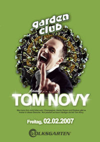 Garden Club Special with DJ TOM NOVY@Volksgarten Clubdisco