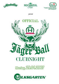 Jägerball After-Party@Volksgarten Clubdisco