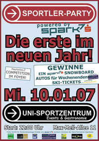 Spark7 Sportler-Party@Uni-Sportzentrum