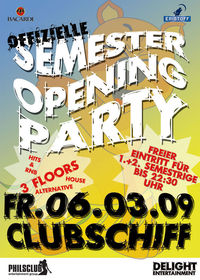 Offizielle Semester Opening Party@Clubschiff