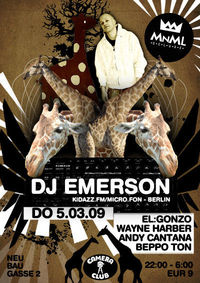 Club MNML mit DJ Emerson