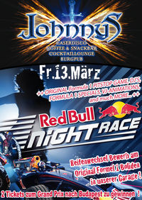 Red Bull Race Night@Johnnys - The Castle of Emotions