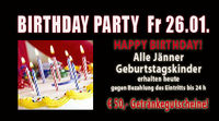 Geburtstagsparty Januar@Fledermaus Graz