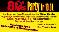 80’s Party & 3 Mäderl Haus