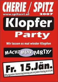 Klopfer Party@Tanzcafe Cherie Spitz