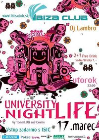 University Night Life@Ibiza Club