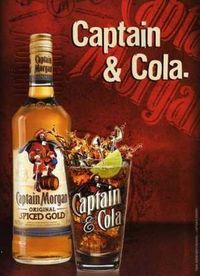 Wie? Cola kann man auch ohne Captain Morgan trinken? 