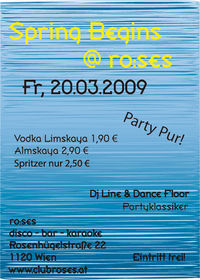 Spring Begins@ro:ses disco - bar - karaoke