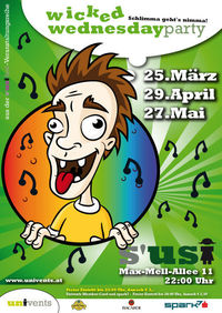 Wicked Wednesday Party@S'usi - das Lokal am Uni-Sportzentrum