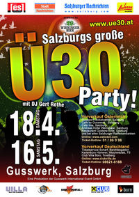 Salzburg große Ü30-Party @Gusswerk