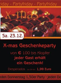 X mas Geschenkeparty@El Cortez