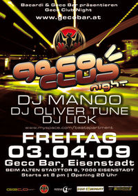 Geco Club Night@Geco Bar