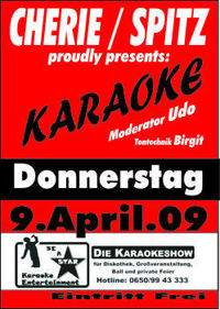 Karaoke Show@Tanzcafe Cherie Spitz