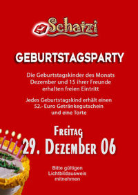 Geburstag Party@Schatzi
