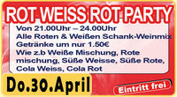 Rot Weiss Rot Party@Die Oase