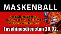 Maskenball am Faschingsdienstag@Havanna