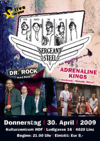 Dr. Rock, Adrenaline Kings, Sergeant Steel