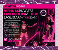 Viennas Biggest Lasershow mit dem Laserman (Theo Dari)@Praterdome