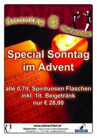 Special Sonntag im Advent@Stehachterl