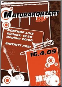 8p - MATURAKONZERT - am 16. April 2009:  Ich war dabei!!!!