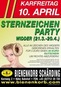 Sternzeichen Party 