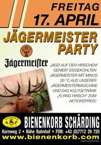 Jägermeister Party@Bienenkorb Schärding