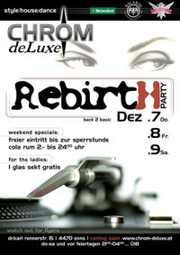 Rebirth Party@Chrom deLuxe