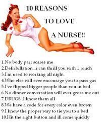 10 reasons to love a nurse!