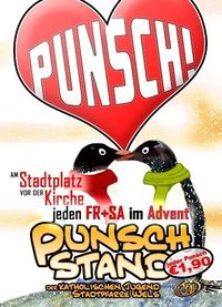www.punschpinguin.at  Punschstand@Stadtplatz vor Kirche