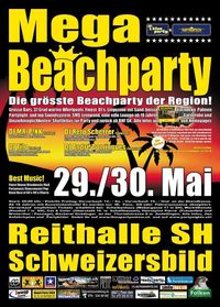 Mega Beachparty@Reithalle Schweizersbild