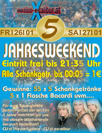 5 Jahresweekend@Excalibur