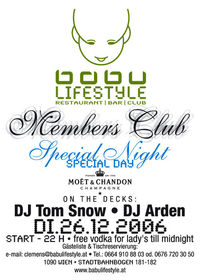 Babu Members Club Special!@Club Babu - the club with style