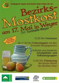 Bezirksmostkost@Turnhalle Weyer 