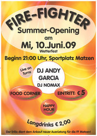 Fire Fighter Summer Opening@Sportplatz