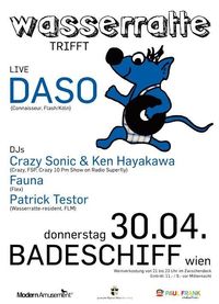 Wasserratte trifft Live Daso@Badeschiff