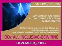 100x all inclusive-Gewinne