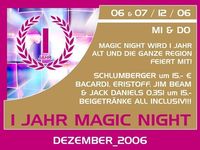 1 Jahr Magic Night@Magic Night