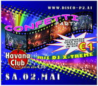 Confetti Party mit DJ X-TREME@P2