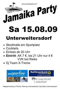 Jamaika Party@Stockhalle Sportplatz