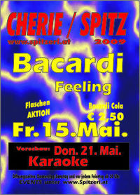 Bacardi Feeling@Tanzcafe Cherie Spitz