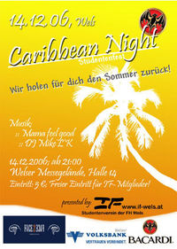 Caribbean Night - Studentenfest@Welser Messehalle 14