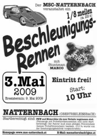 Beschleunigungsrennen Natternbach  2009 @Beschleunigungsrennen Natternbach