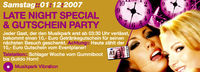 Late Night Spezial & Gutschein Party@Musikpark-A1