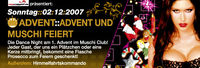 Advent Advent und Muschi feiert